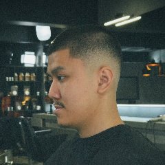 Crew Cut, Skin Fade, Straight
