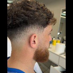 Curly, Skin Fade