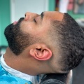 Afro, Short, Short Beard, Skin Fade