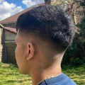 Short, Skin Fade, Straight