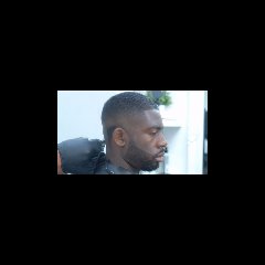 Afro, Short Beard, Skin Fade