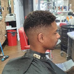 Afro, Skin Fade